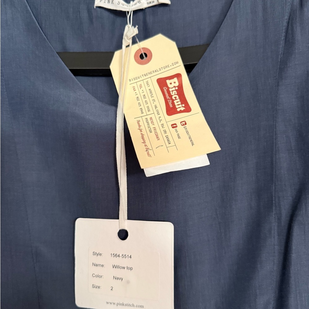 Chic Asymmetrical Blue Women's Shirt - Picture 4 of 12